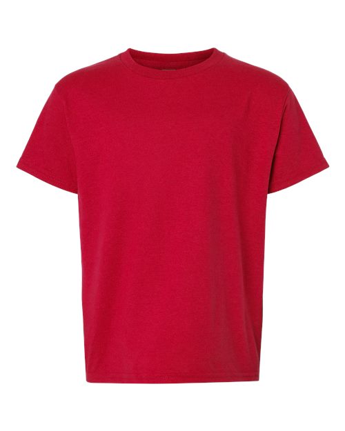 Gildan Youth DryBlend® T-Shirt - Red Front