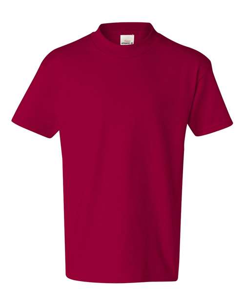Youth Authentic T-Shirt - Deep Red Front