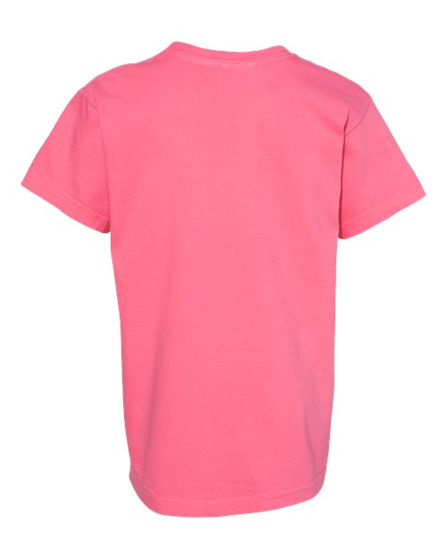 Youth Garment-Dyed Heavyweight T-Shirt - Crunchberry Back
