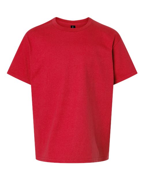 Gildan Youth Ultra Cotton® T-Shirt - Red Front