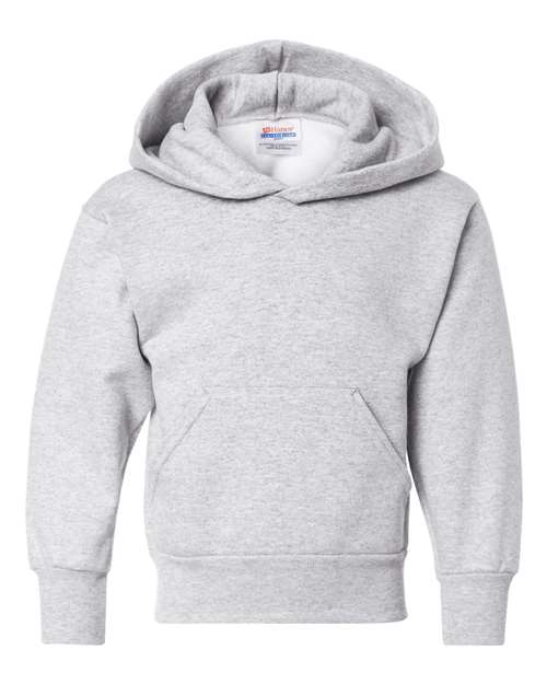 Youth EcoSmart® Hooded Sweatshirt - Ash Front