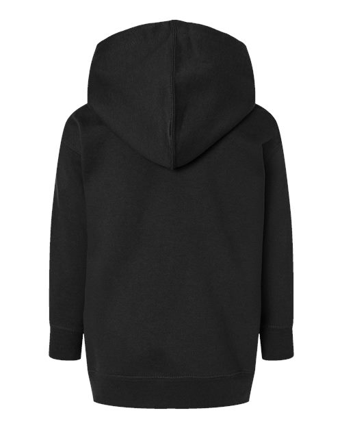 Toddler Pullover Fleece Hoodie - Black Back