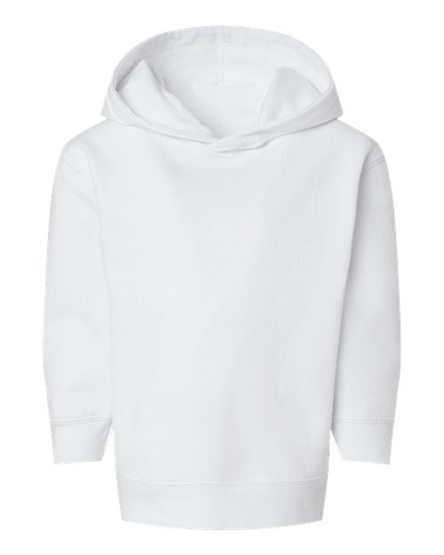 Rabbit Skins Toddler Pullover Fleece Hoodie - White Front