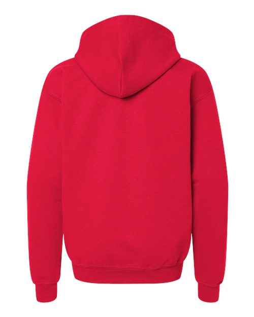Youth Heavy Blend™ Full-Zip Hooded Sweatshirt - Red Back