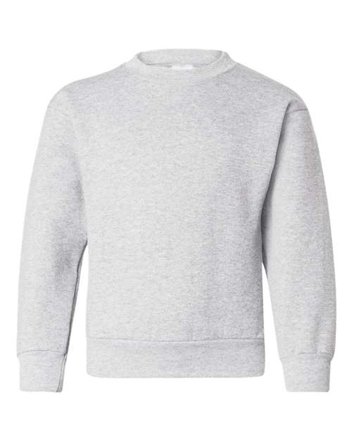 Youth EcoSmart® Crewneck Sweatshirt - Ash Front