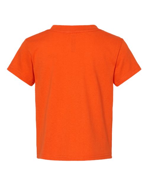 Toddler Cotton Jersey Tee - Orange Back