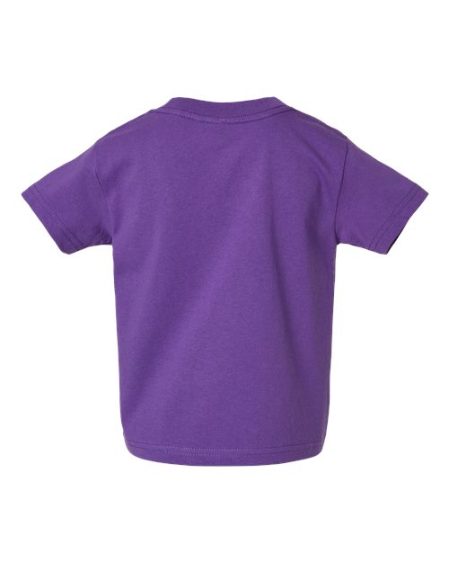 Toddler Cotton Jersey Tee - Purple Back