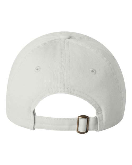 Youth Small Fit Bio-Washed Dad Hat - White Back