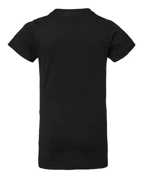 Girls' Fine Jersey Tee - Black Back