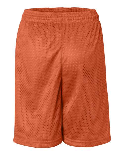 Youth Pro Mesh 6" Shorts - Burnt Orange Back