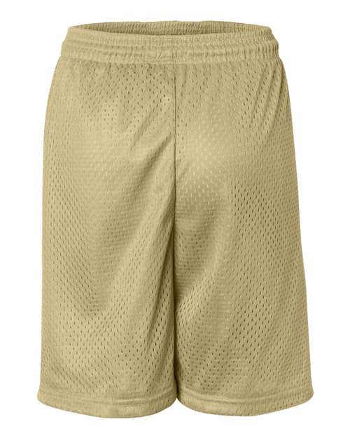 Youth Pro Mesh 6" Shorts - Vegas Gold Back