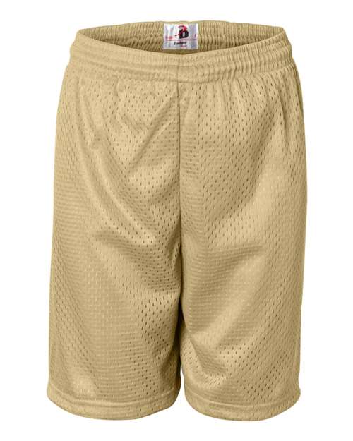 Youth Pro Mesh 6" Shorts - Vegas Gold Front