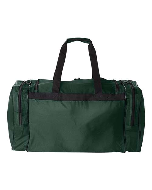 420-Denier Gear Bag - Forest Green Back