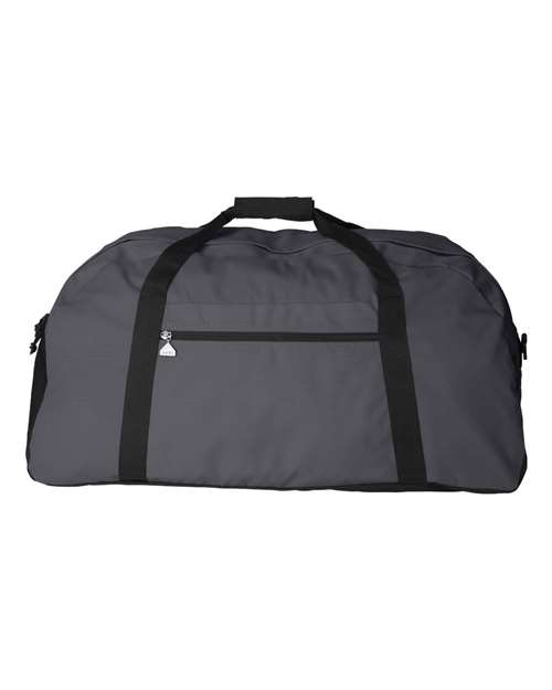 Large Ripstop Duffel Bag - Navy/ Black Front