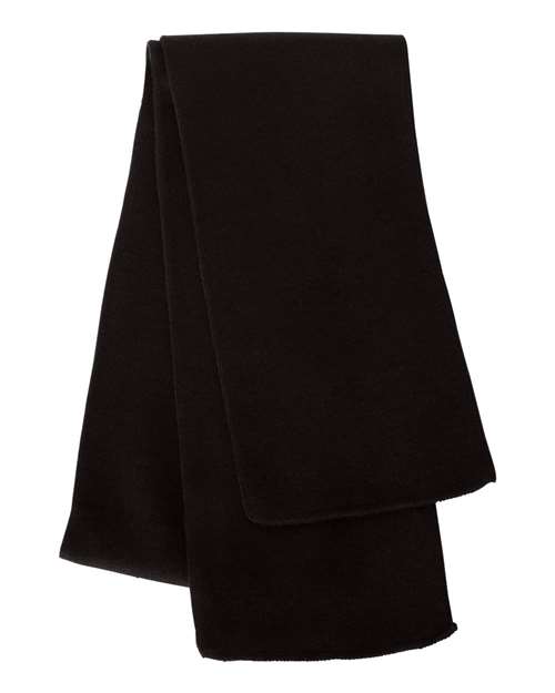 Knit Scarf - Black Front