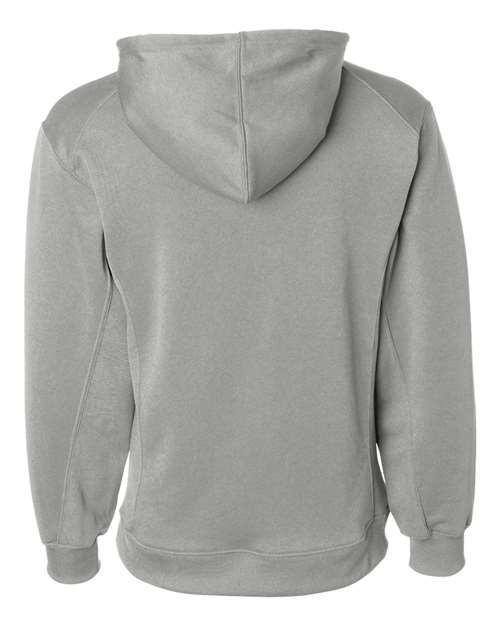 Men's Performance Fleece Hooded Sweatshirt - Silver Back