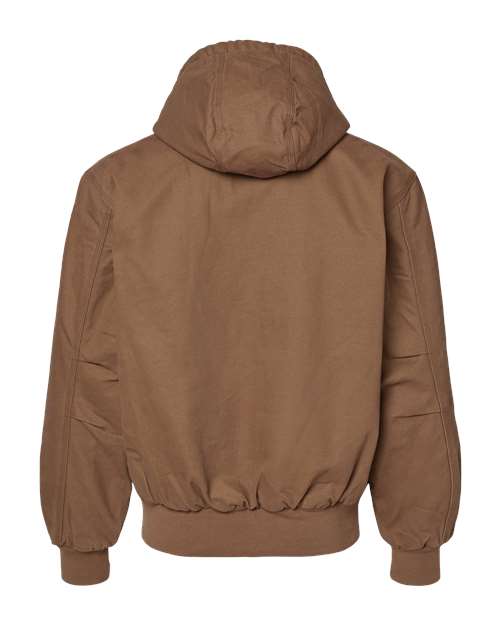 Men's Tall Cheyenne Boulder Cloth™ Hooded Jacket with Tricot Quilt Lining - Field Khaki Back