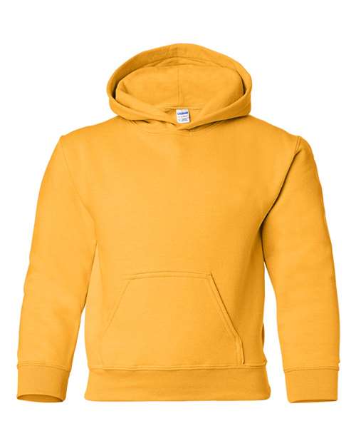 Gildan Youth Heavy Blend™ Hooded Sweatshirt - Gold Front