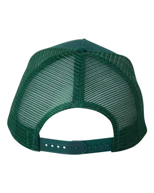 Five-Panel Trucker Cap - Forest Back