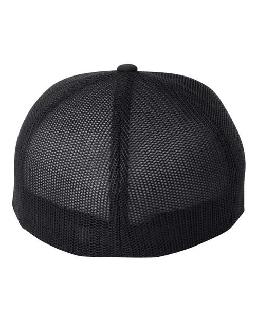 Trucker Cap - Black/ White/ Black Back
