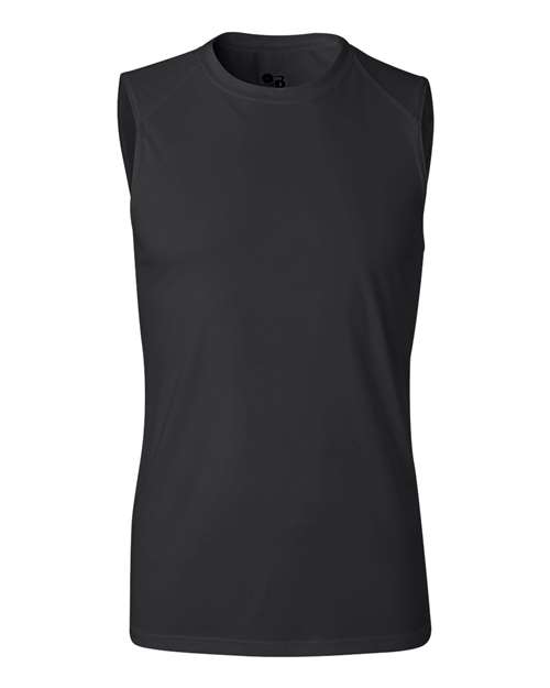 Men's B-Core Sleeveless T-Shirt - Black Front