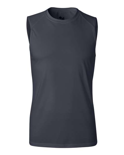 Men's B-Core Sleeveless T-Shirt - Navy Front