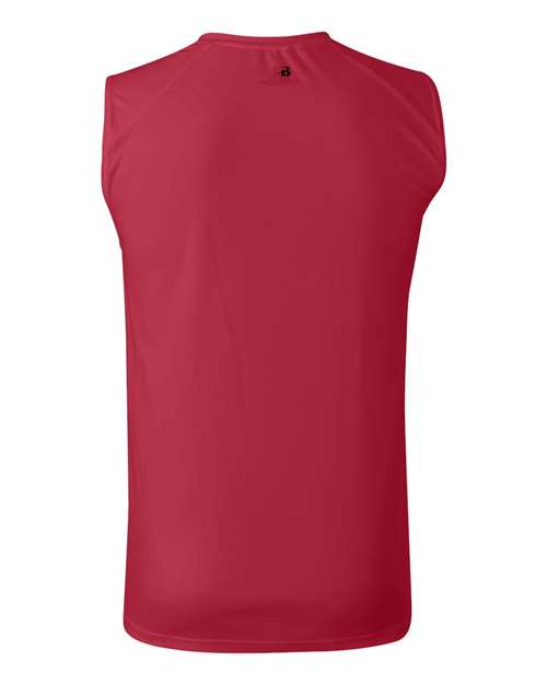 Men's B-Core Sleeveless T-Shirt - Red Back