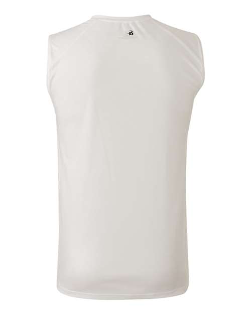 Men's B-Core Sleeveless T-Shirt - White Back