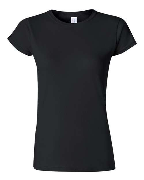 Gildan Women's Softstyle® T-Shirt - Black Front