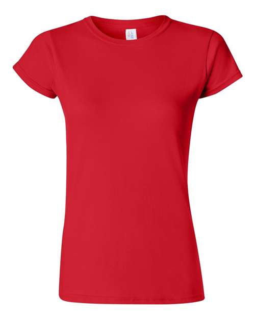 Gildan Women's Softstyle® T-Shirt - Red Front