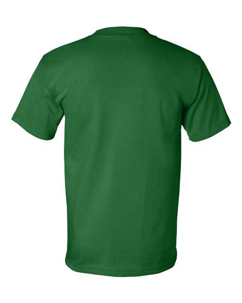 Unisex USA-Made Heavyweight T-Shirt - Kelly Green Back