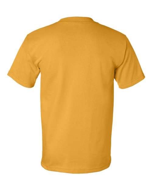 Unisex USA-Made Heavyweight T-Shirt - Gold Back
