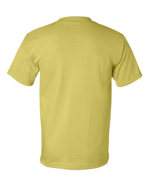 Unisex USA-Made Heavyweight T-Shirt - Yellow Back