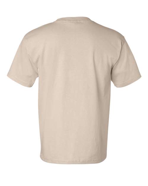 Unisex USA-Made Pocket T-Shirt - Sand Back