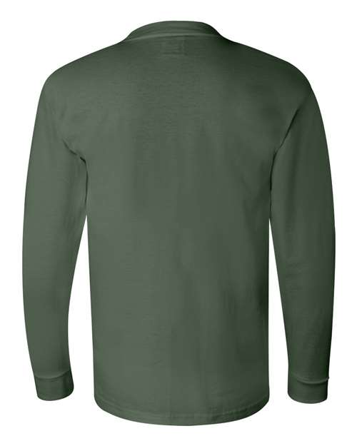 Unisex USA-Made Long Sleeve T-Shirt - Forest Green Back