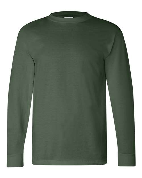 Unisex USA-Made Long Sleeve T-Shirt - Forest Green Front