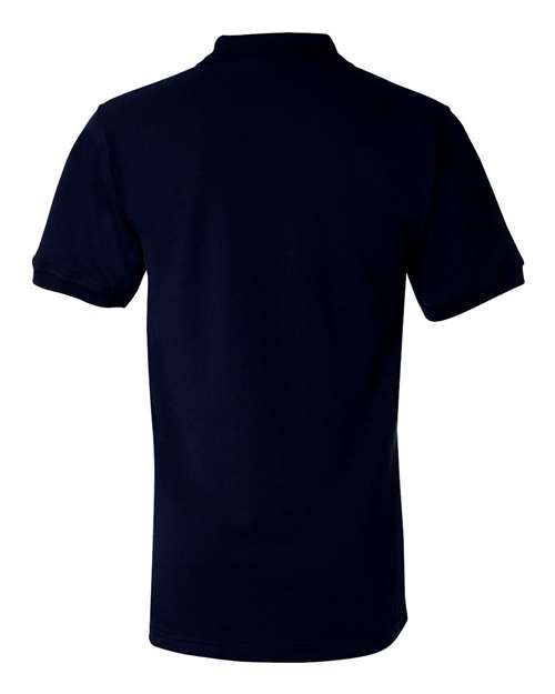 Unisex USA-Made Polo - Navy Back