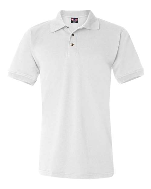 Unisex USA-Made Polo - White Front