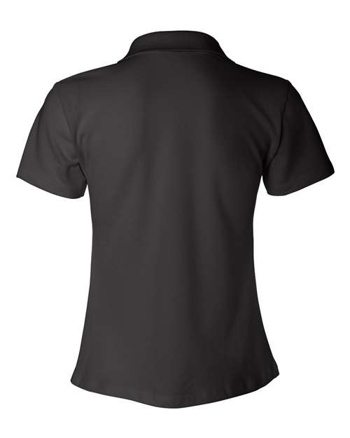 Women's USA-Made V-Neck Polo - Black Back