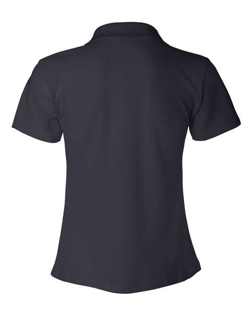 Women's USA-Made V-Neck Polo - Navy Back