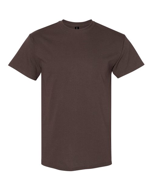 Gildan Unisex Heavy Cotton™ T-Shirt - Dark Chocolate Front