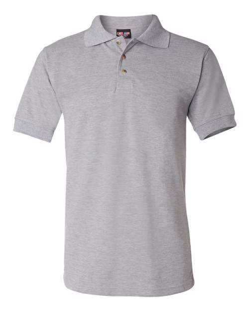 Unisex USA-Made Polo - Dark Ash Front
