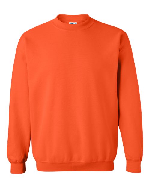 Gildan Unisex Heavy Blend™ Crewneck Sweatshirt - Orange Front