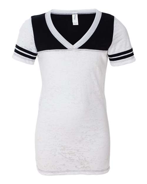 Augusta Sportswear Youth Power Plus Jersey 2.0 - Red/ White/ Silver Grey Front