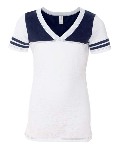Augusta Sportswear Youth Attain Two-Button Jersey - Royal Front