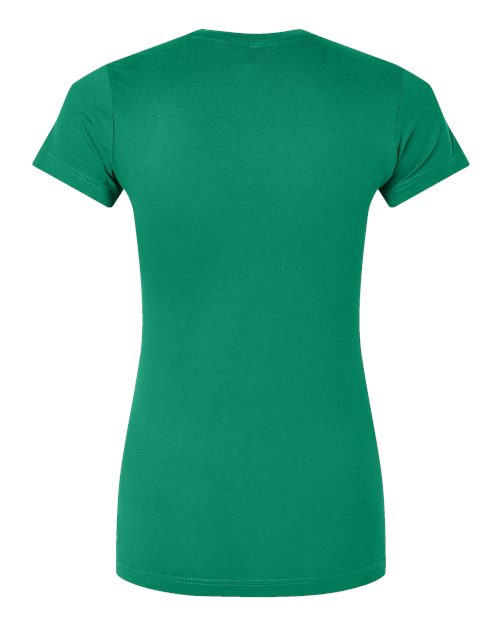Women's Fitted Fine Jersey Tee - Kelly Back