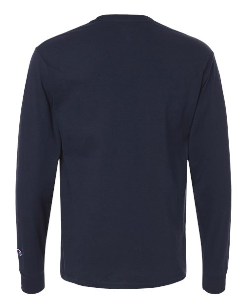 Unisex Long Sleeve T-Shirt - Navy Back