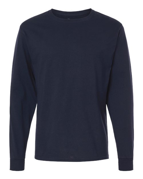 Unisex Long Sleeve T-Shirt - Navy Front