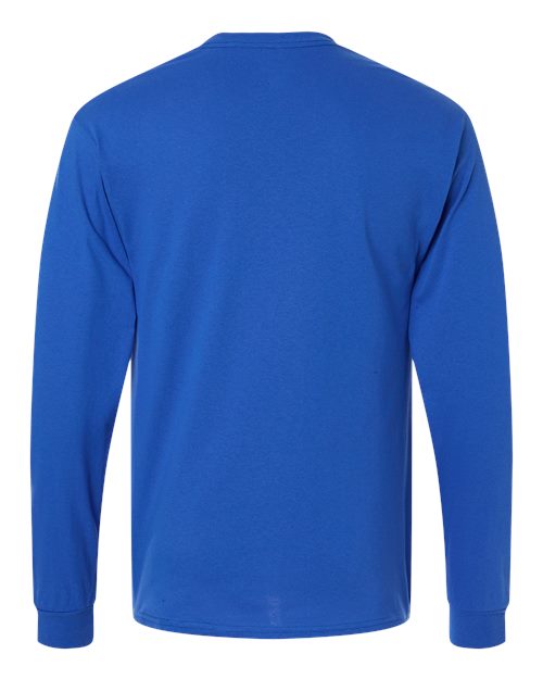 Unisex Long Sleeve T-Shirt - Royal Blue Back