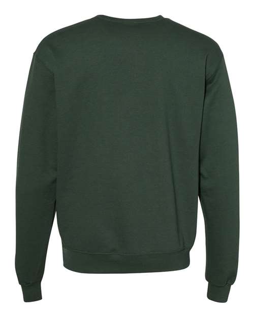 Unisex Powerblend® Crewneck Sweatshirt - Dark Green Back